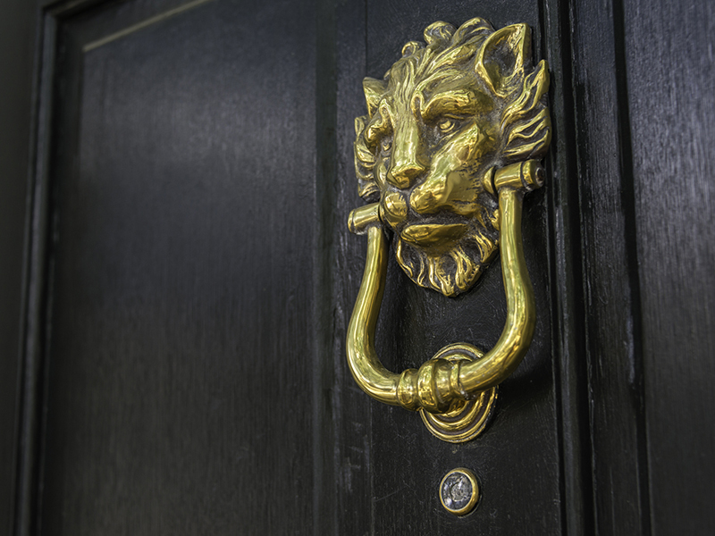 old fashioned door knocker